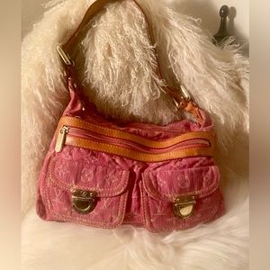 - Louis Vuitton Pink denim baggy